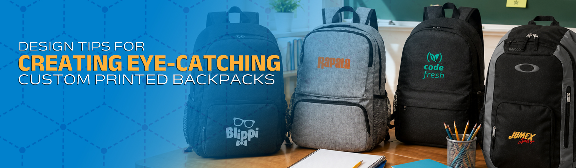 Custom Printed Backpack Design Tips for Better Brand Visibility ...